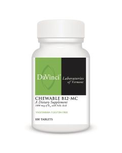 Front of the DaVinci Chewable B12-MC bottle
