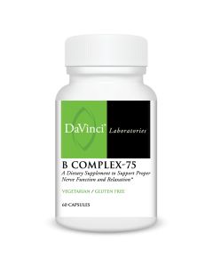 Front of the DaVinci B Complex-75 bottle