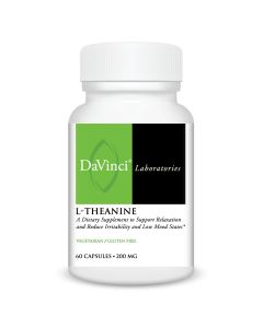 Front of the DaVinci L-Theanine bottle