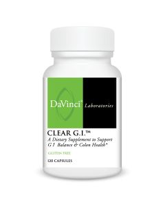 Front of the DaVinci Clear G.I. bottle