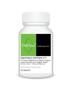 Front of the DaVinci Poten-C® bottle
