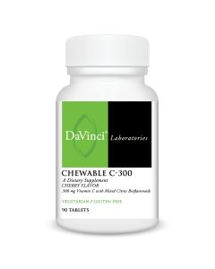 Front of the DaVinci Chewable C-300 bottle