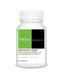 Front of the DaVinci Hepaticlear™ bottle