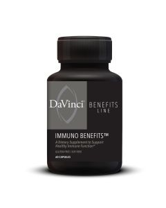 Front of the DaVinci Immuno Benefits™ bottle