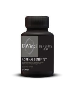Front of the DaVinci Adrenal Benefits™ bottle
