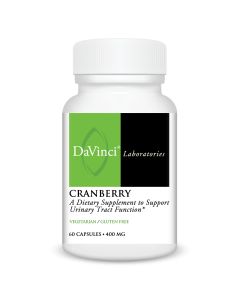 Front of the DaVinci Cranberry bottle