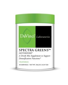 Front of the DaVinci Spectra Greens™ jar