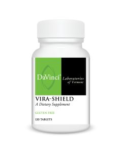 Front of the DaVinci Vira-Shield bottle