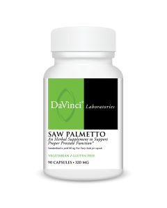 Front of the DaVinci Saw Palmetto bottle