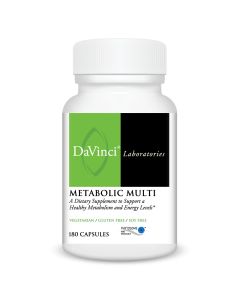 Front of the DaVinci Metabolic Multi bottle