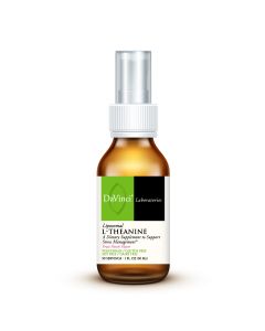 Front of the DaVinci L-Theanine bottle