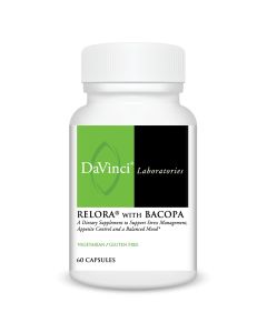 Front of the DaVinci Relora® with Bacopa bottle