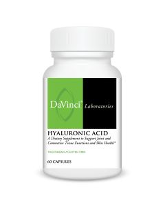 Front of the DaVinci Hyaluronic Acid bottle
