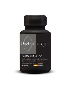 Front of the DaVinci Detox Benefits™ bottle