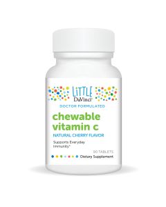 Front of Little DaVinci chewable vitamin c bottle