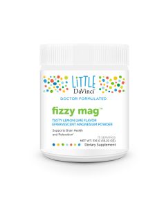 Front of the Little DaVinci Fizzy Mag™ jar