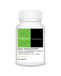 Front of the DaVinci Disc-Discovery® bottle
