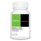 Front of the DaVinci Krill Oil bottle