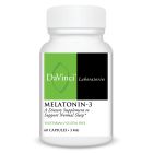 Front of the DaVinci Melatonin-3 bottle